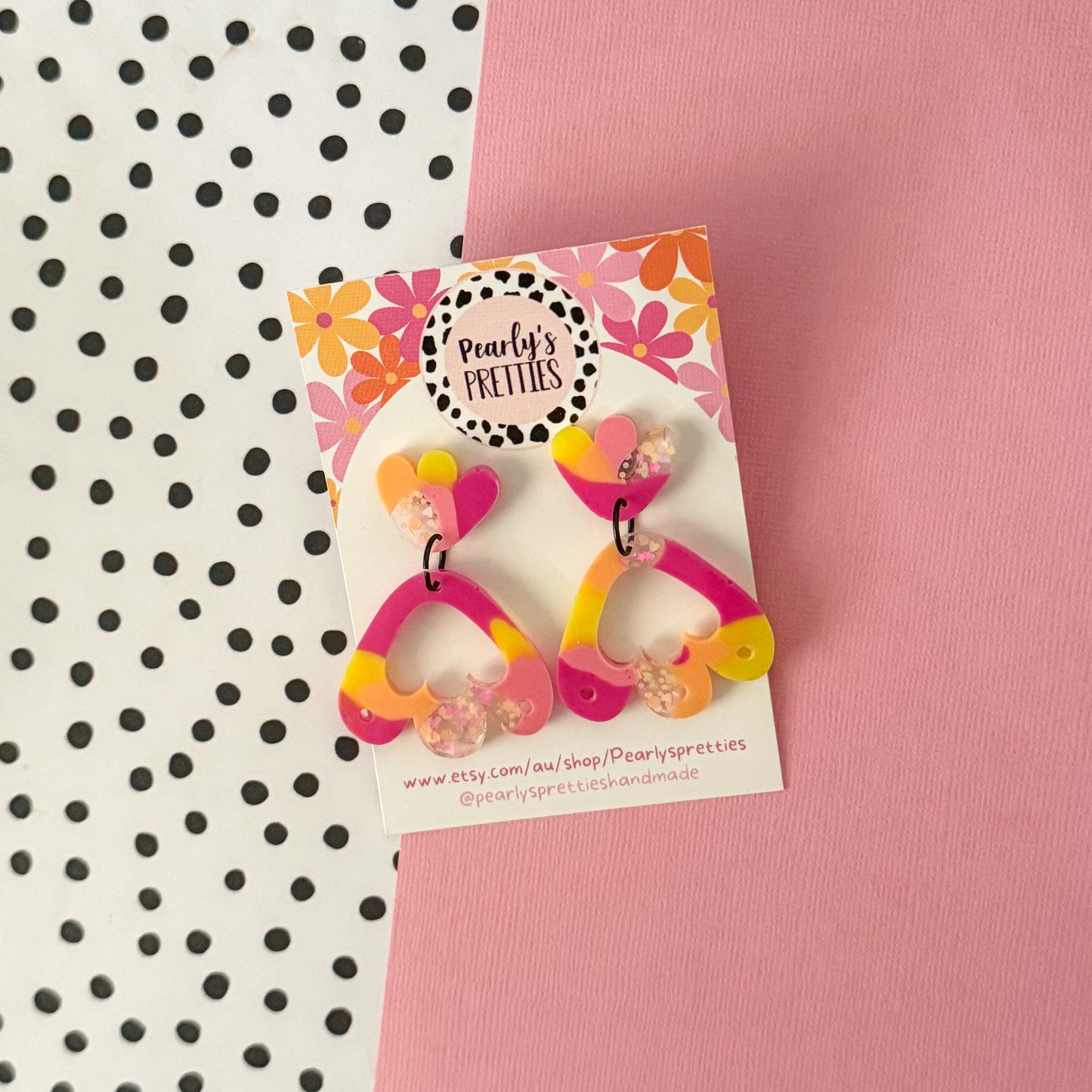 Dangle earrings - Sorbet Shimmer 01