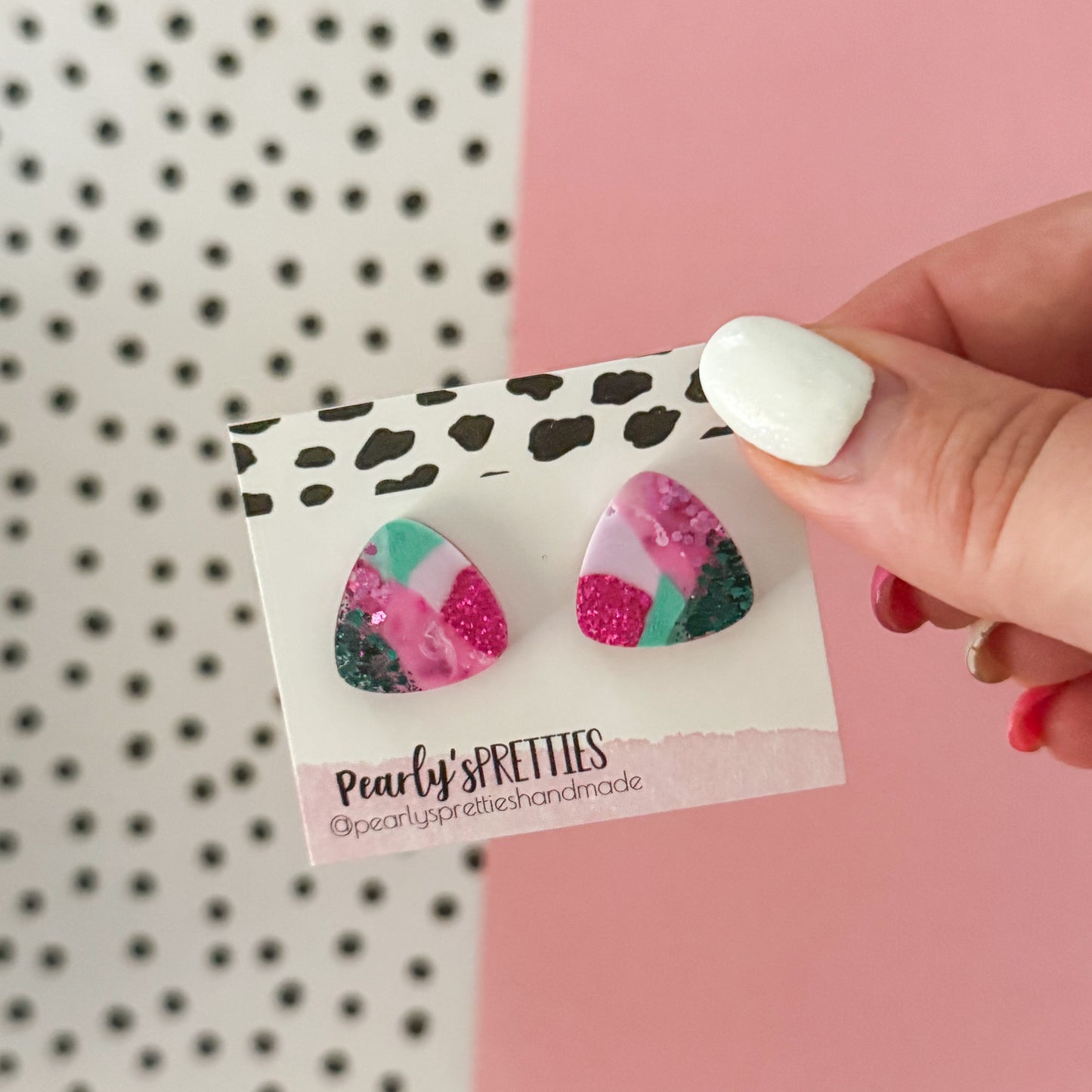 Triangle small stud - Enchanted 23