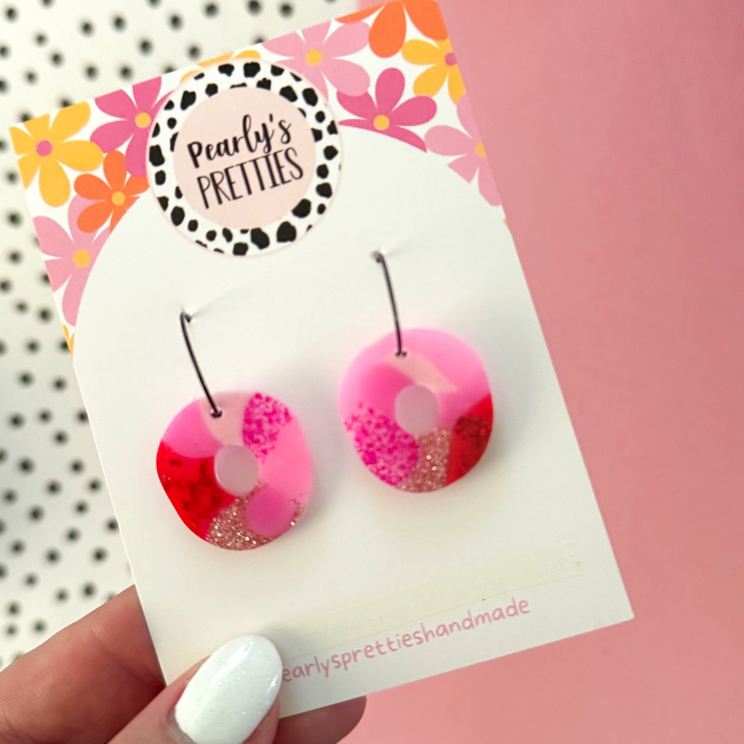 SECONDS - oval hook earrings - Love Struck 13