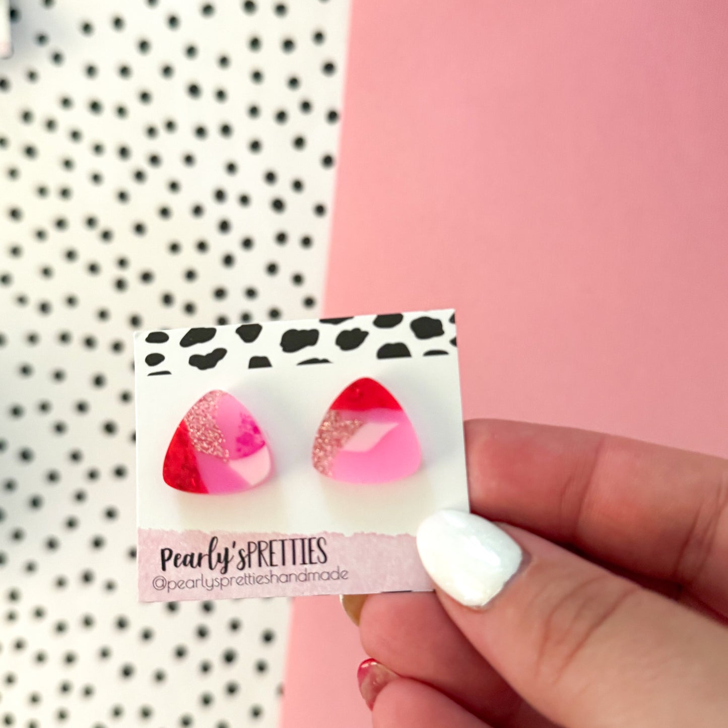 Triangle small stud earrings- Love Struck S15