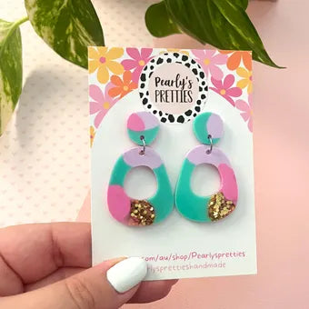 Oddball stud top earrings 012