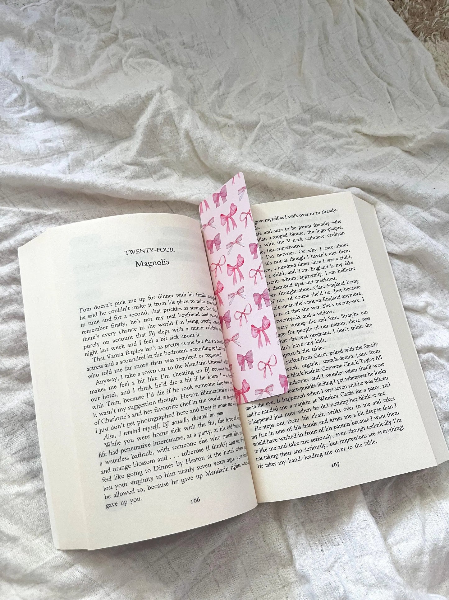 All the bows - Pink Bookmark