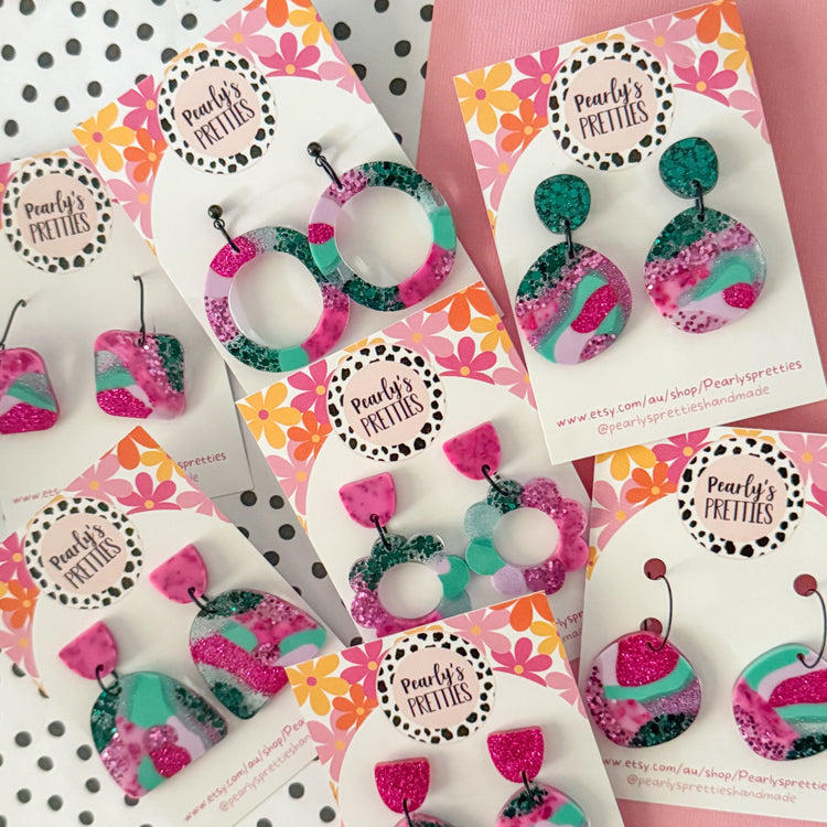 Dangle earrings
