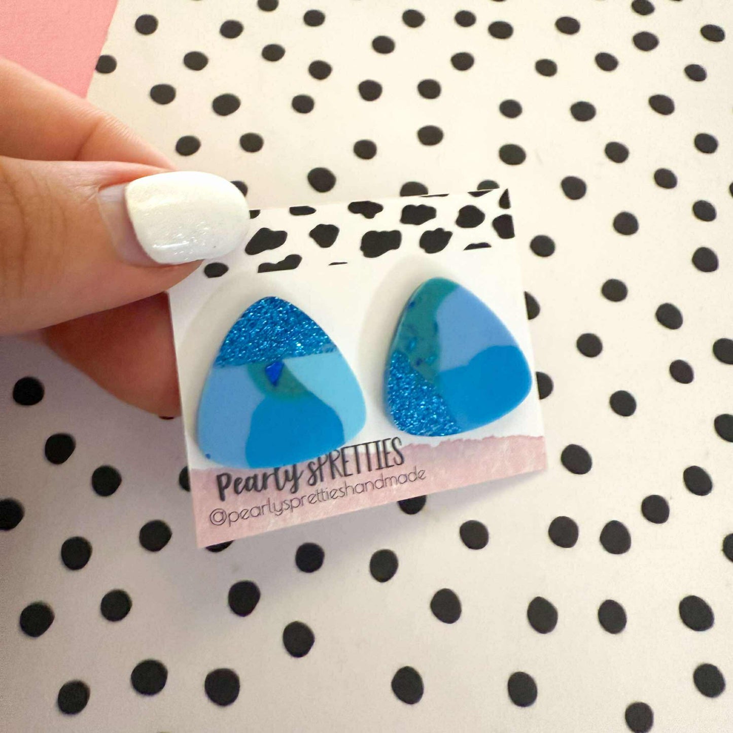 Triangle stud earrings- Coastal Cool CCS08