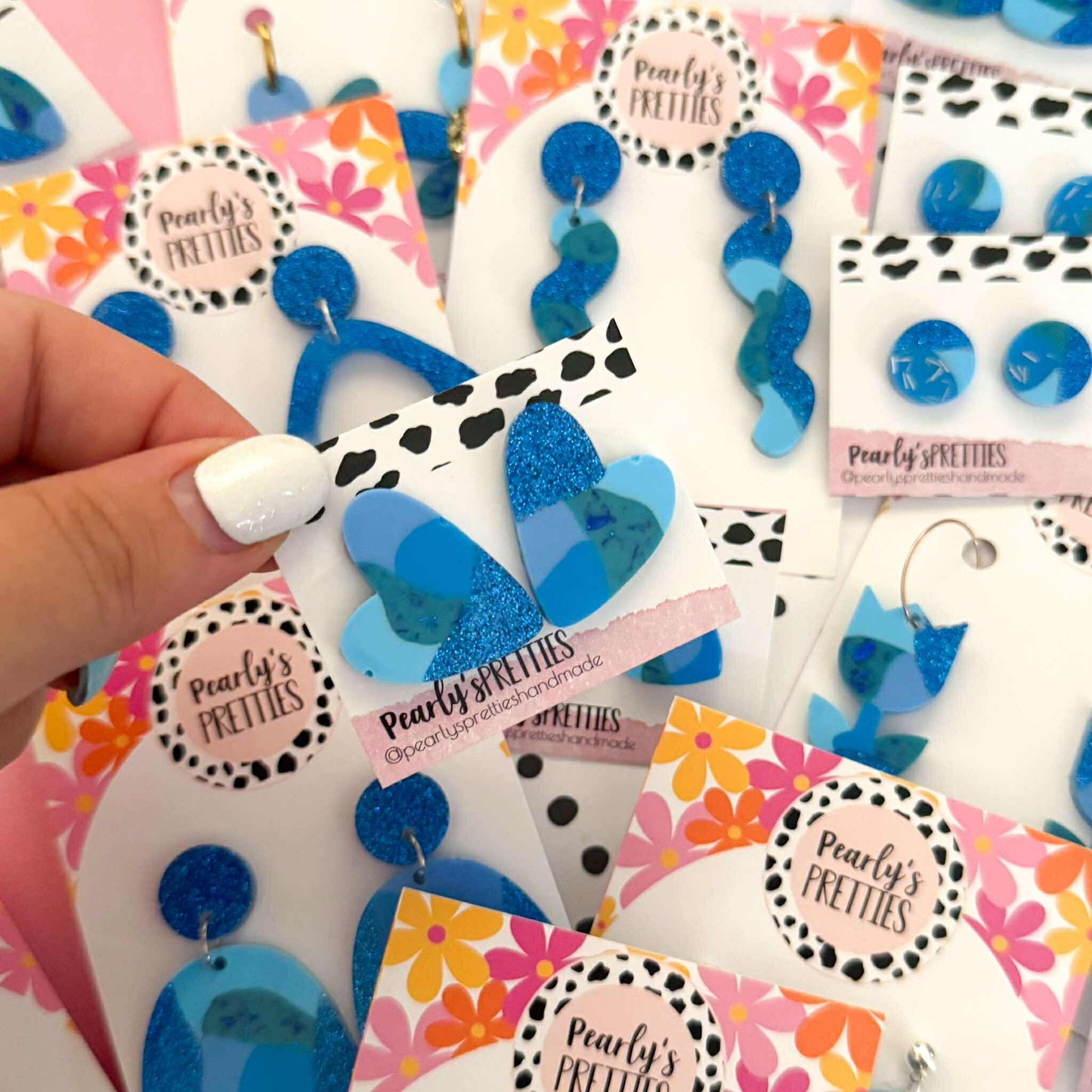 Cora heart stud earrings- Coastal Cool CCS10