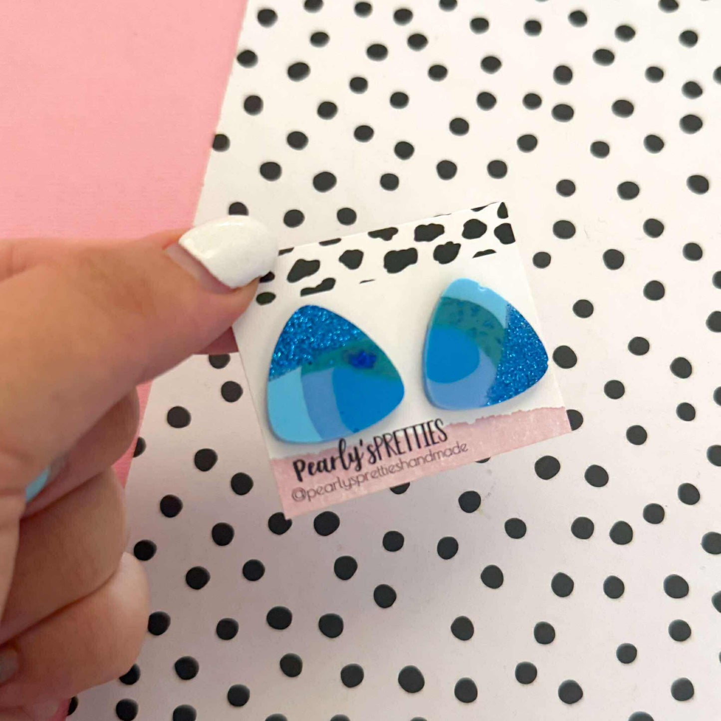 Triangle stud earrings- Coastal Cool CCS09