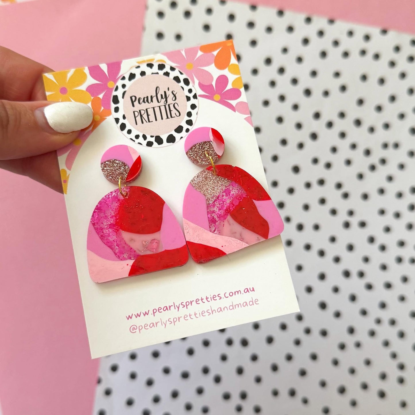 Archies - dangle earrings -  Love Struck LS03