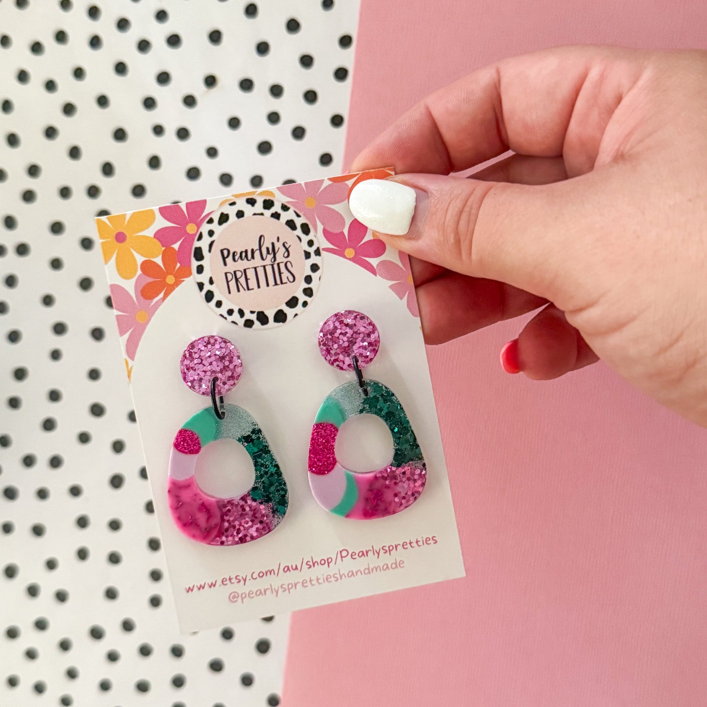 Oddball stud top earrings- Enchanted 20