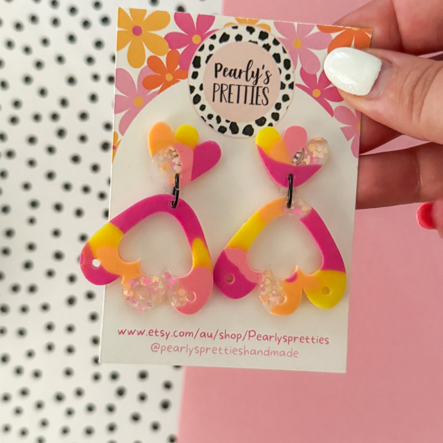 Dangle earrings - Sorbet Shimmer 01