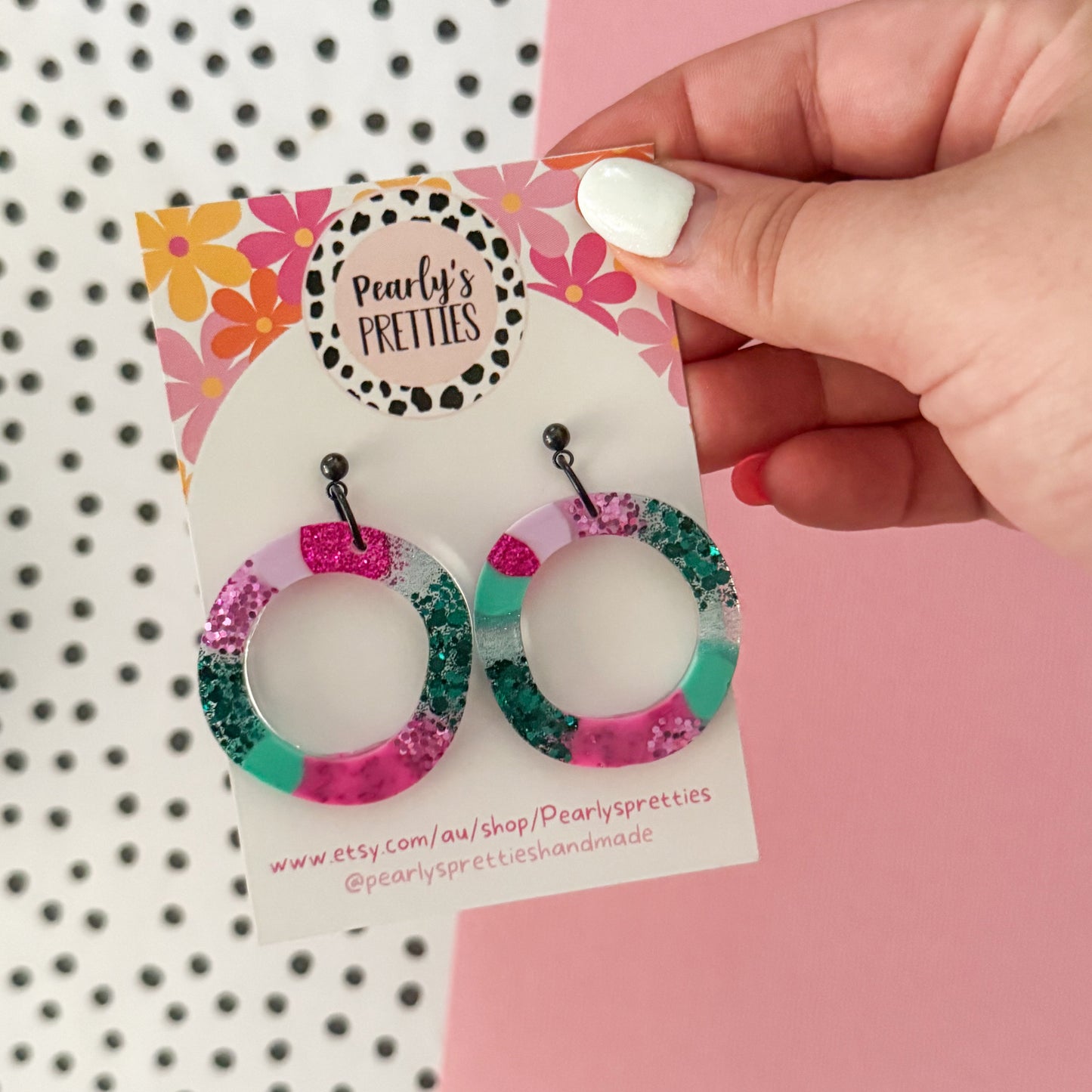 Holey O drop earrings - Enchanted 10