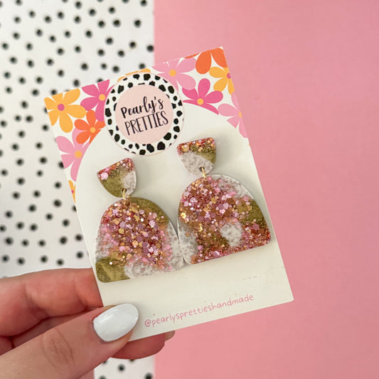 Archies stud top earrings Neutral love -NL06