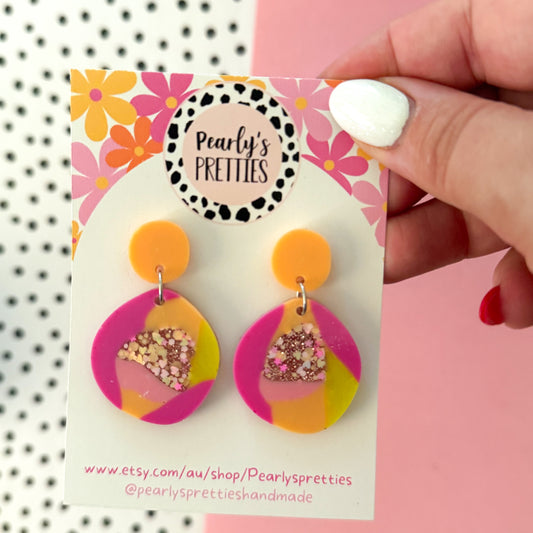 dangle stud top earrings - Sorbet Shimmer 28