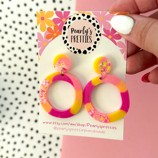 dangle stud top earrings - Sorbet Shimmer 26